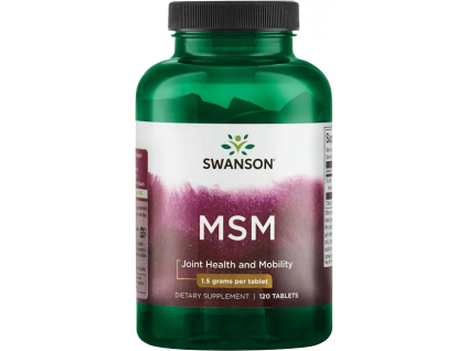 Swanson MSM, 1500 mg, 120 tablet