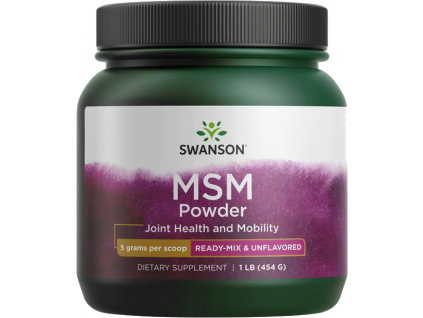 Swanson MSM Prášek, 454 g