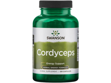 Swanson Cordyceps, 600 mg, 120 kapslí