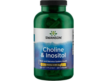 Swanson Choline & Inositol, 250 kapslí