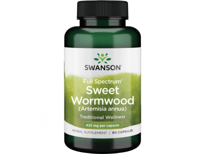 Swanson Wormwood, Pelyněk roční, 425 mg, 90 kapslí