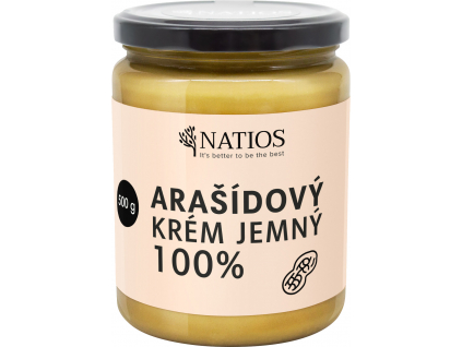 NATIOS sklenicka arasidovy krem jemny