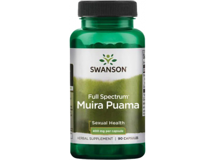 Swanson Muira Puama, 400 mg, 90 kapslí