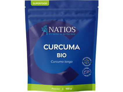 NATIOS Kurkuma BIO prášek, 100 g