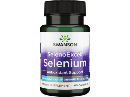 Swanson Selenium SelenoExcell, 200 ug, 60 kapslí