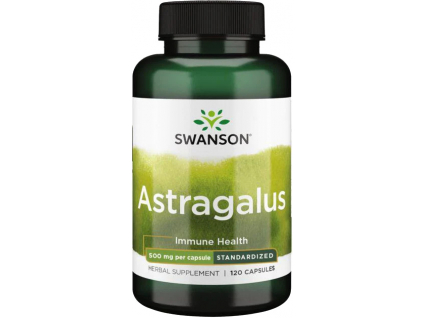 Swanson Astragalus Extract (Kozinec), 500 mg, 120 kapslí