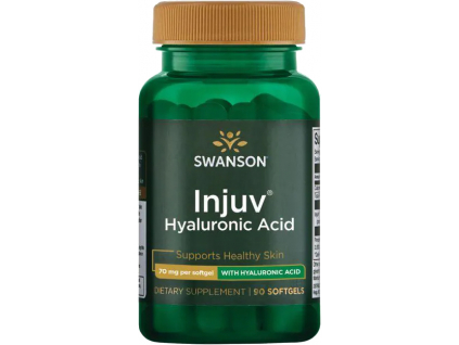 Swanson Injuv Hyaluronic Acid, Kyselina hyaluronová, 70 mg, 90 softgel kapslí