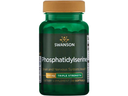 Swanson Phosphatidylserine (Fosfatidylserin), 300 mg, 30 softgel kapslí