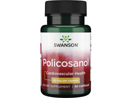 Swanson Policosanol (Polikosanol), 20 mg, 60 kapslí
