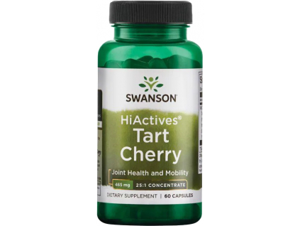 Swanson HiActives Tart Cherry, Višeň obecná, 465 mg, 60 kapslí