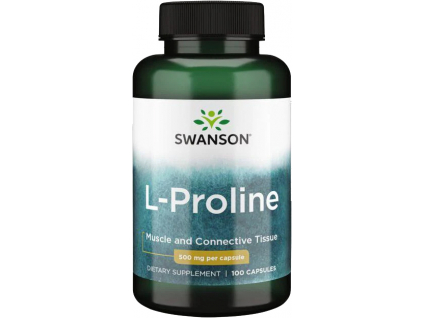 Swanson L Proline, 500 mg, 100 kapslí