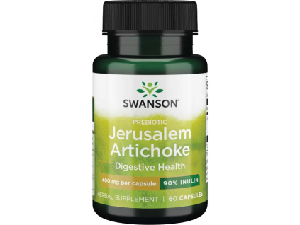 Swanson Jerusalem Artichoke, Slunečnice topinambur, 400 mg, 60 kapslí