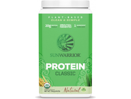 Sunwarrior Classic Protein, Natural neochucený, 750 g