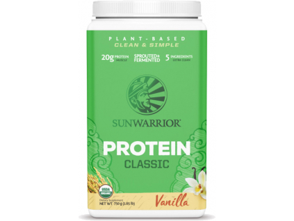 Sunwarrior Classic Protein, BIO Vanilkový, 750 g 1