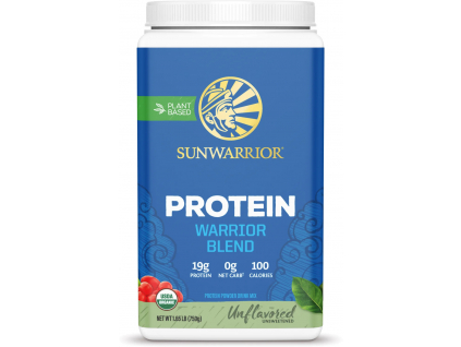 Sunwarrior Protein Warrior Blend, BIO Natural neochucený, 750 g 2