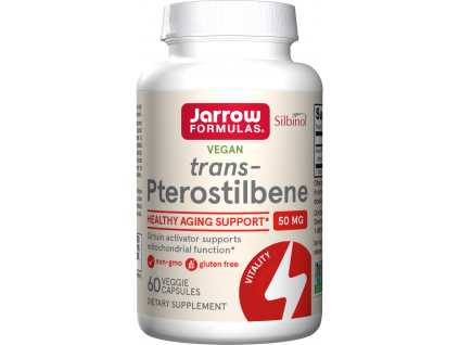 Jarrow Pterostilbene (trans Pterostilbene), 50 mg, 60 rostlinných kapslí 1