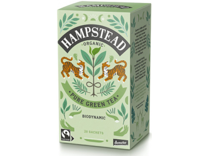 Hampstead BIO Zelený čaj čistý, 20 sáčků
