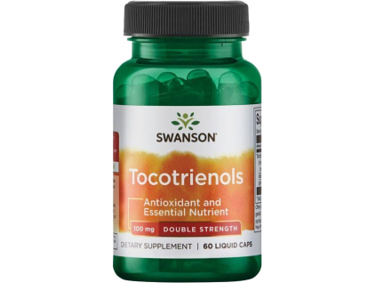 Swanson Tocotrienols, Tokotrienoly, 100 mg, 60 tekutých kapslí