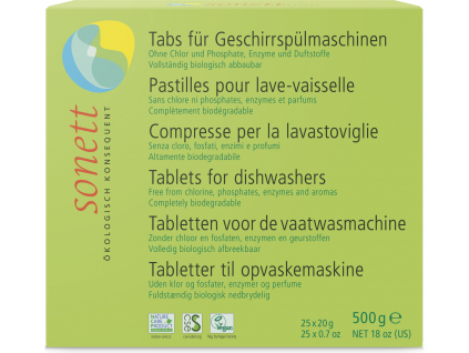 SONETT Tablety do myčky 25 ks, 500 g