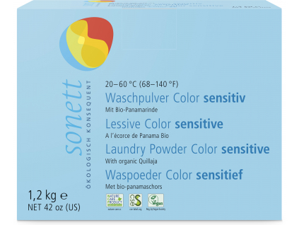 SONETT Prací prášek Color Sensitive, Na barevné prádlo, 1,2 kg