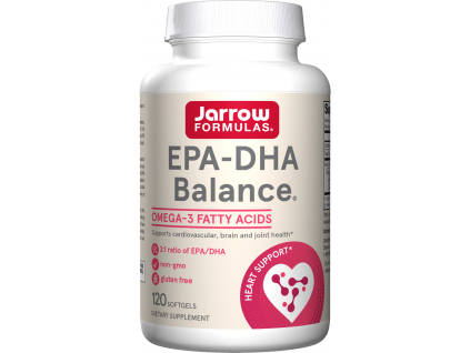 Jarrow EPA DHA Balance, 400 + 200 mg, 120 softgelových kapslí 1