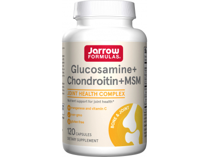 Jarrow Glucosamine, Chondroitin & MSM, 120 kapslí