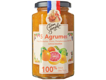 Lucien Georgelin Extra marmeláda, Směs 5 citrusů, 100% obsah ovoce, 300 g