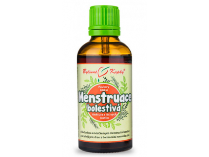 Menstruace bylinné kapky (tinktura) 50 ml 1