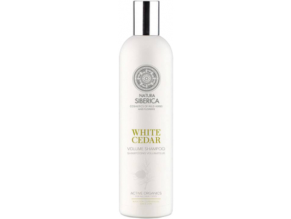 Natura Siberica Šampon pro objem Bílý cedr, White Cedar Volume Shampoo, 400 ml