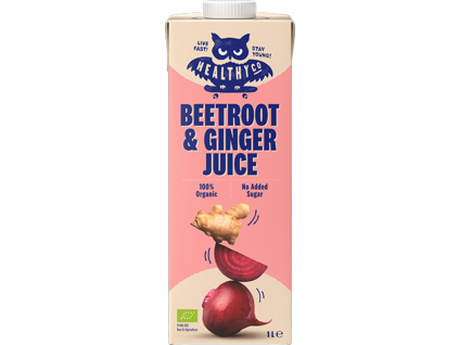 HealthyCo ECO Beetroot & Ginger Juice, Šťáva ze zázvoru a červené řepy, 1 L