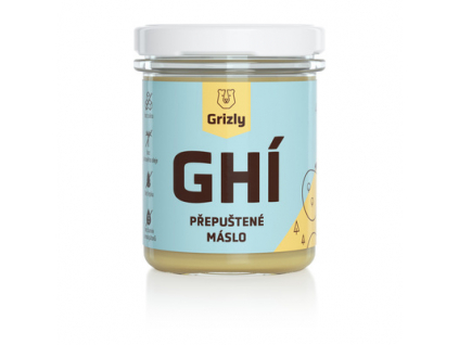 GRIZLY Ghí přepuštěné máslo, 500 ml