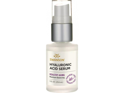 Swanson Hyaluronic Acid Serum, Hydratační sérum pro zdravé stárnutí, 29,6 ml