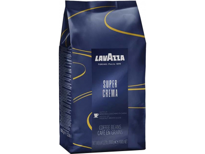 Lavazza Super Crema, zrnková káva, 1 kg