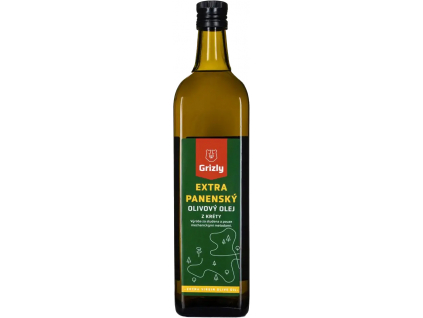 GRIZLY Olivový olej extra panenský, 1000 ml