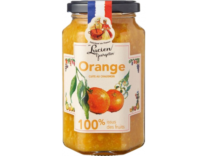 Lucien Georgelin Extra Marmeláda, Pomeranč, 100% obsah ovoce, 300 g