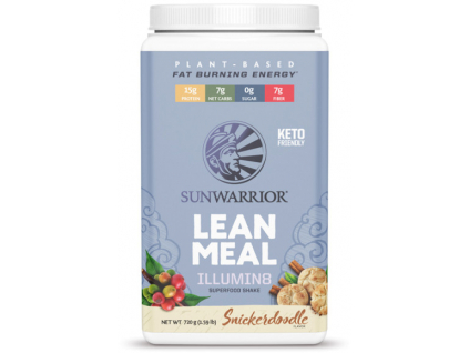 Sunwarrior Lean Meal Illumin8, Skořicová sušenka Snickerdoodle, 720 g