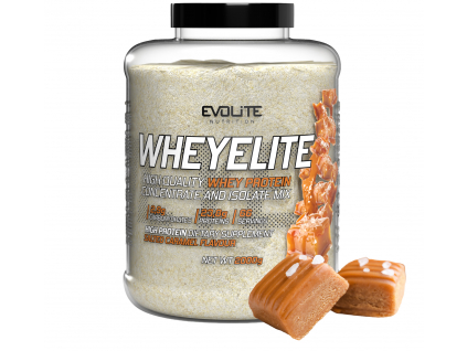 Evolite WheyElite Protein Slaný karamel, 2000 g