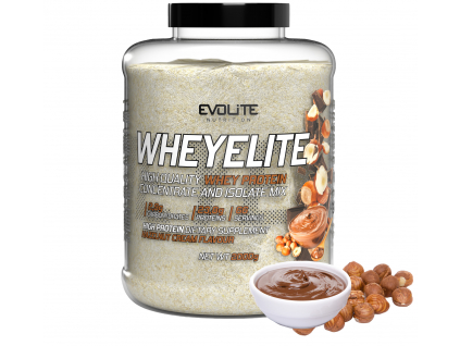 Evolite WheyElite Protein Lískooříškový krém, 2000 g