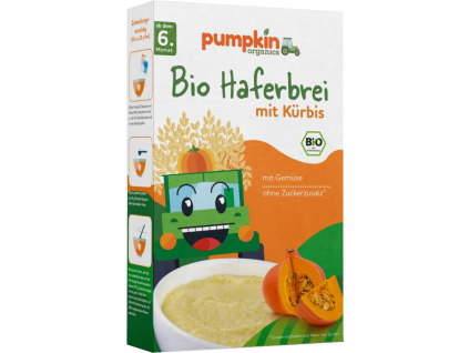 Pumpkin Organics BIO Obilná kaše 6zrnná s pohankou, 200 g (6. měsíc)