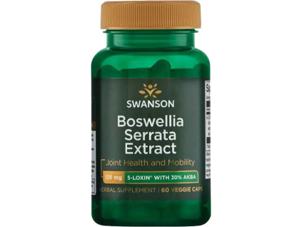 Swanson Boswellia Serrata Extract, 125 mg, 60 rostlinných kapslí