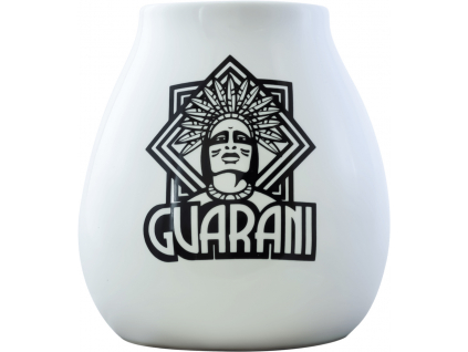 Keramická kalabasa Guarani, Bílá, 350 ml