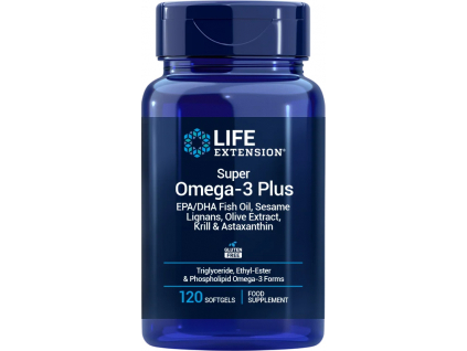 Life Extension Super Omega 3 Plus, Olive Extract, Krill & Astaxanthin, 120 softgel kapsúl 1