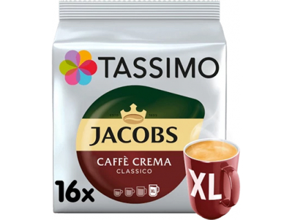 Tassimo Jacobs Caffe Crema Classico XL, 16 kapslí 2