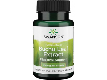 Swanson Buchu Leaf Extract, 100 mg, 60 kapslí