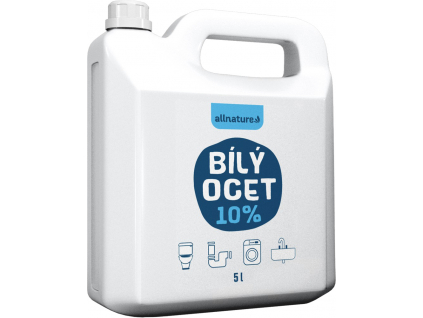 Allnature Bílý ocet 10%, 5000 ml