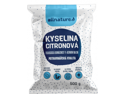 Allnature Kyselina citronová, 500 g 1
