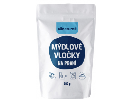 Allnature Mýdlové vločky na praní, 500 g 1