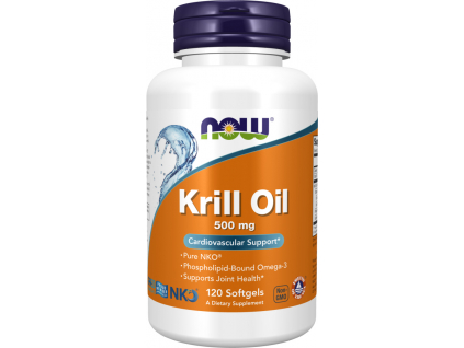 NOW FOODS Krill Oil Neptune (olej z krilu), 500 mg, 120 softgel kapslí