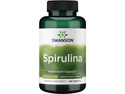 Swanson Spirulina, 500 mg, 180 tablet