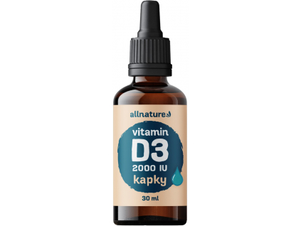 Allnature Vitamin D3 Forte 2000IU kapky 30 ml